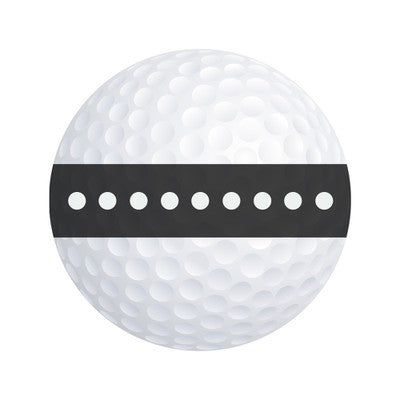 LAB Director Force White Dot Sight Lines Marked Golf Balls