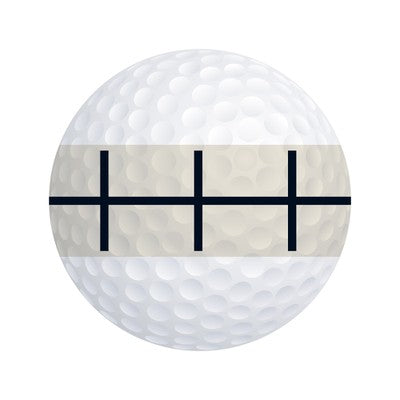 T Squared TS 713 Silver Mid Mallet Marked Golf Balls