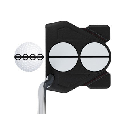 Odyssey 2-Ball Black Tour Lined Series Alignment Marking