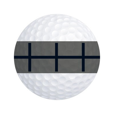 T Squared TS 713 Black Mid Mallet Marked Golf Balls