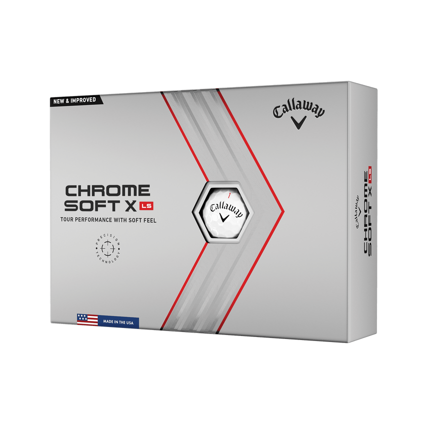 Callaway Chrome Soft X LS Personalized Golf Balls (Dozen)