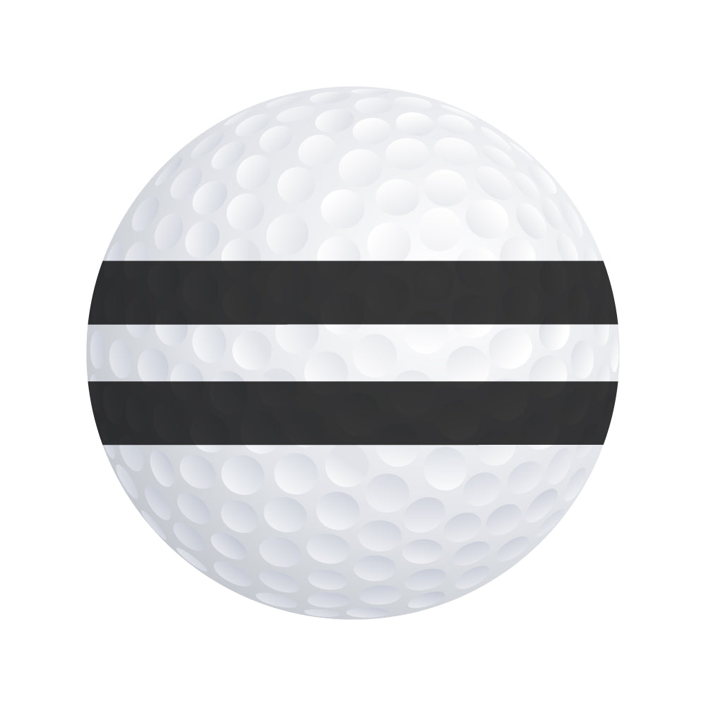 Sacks Parente White Line Marked Golf Balls