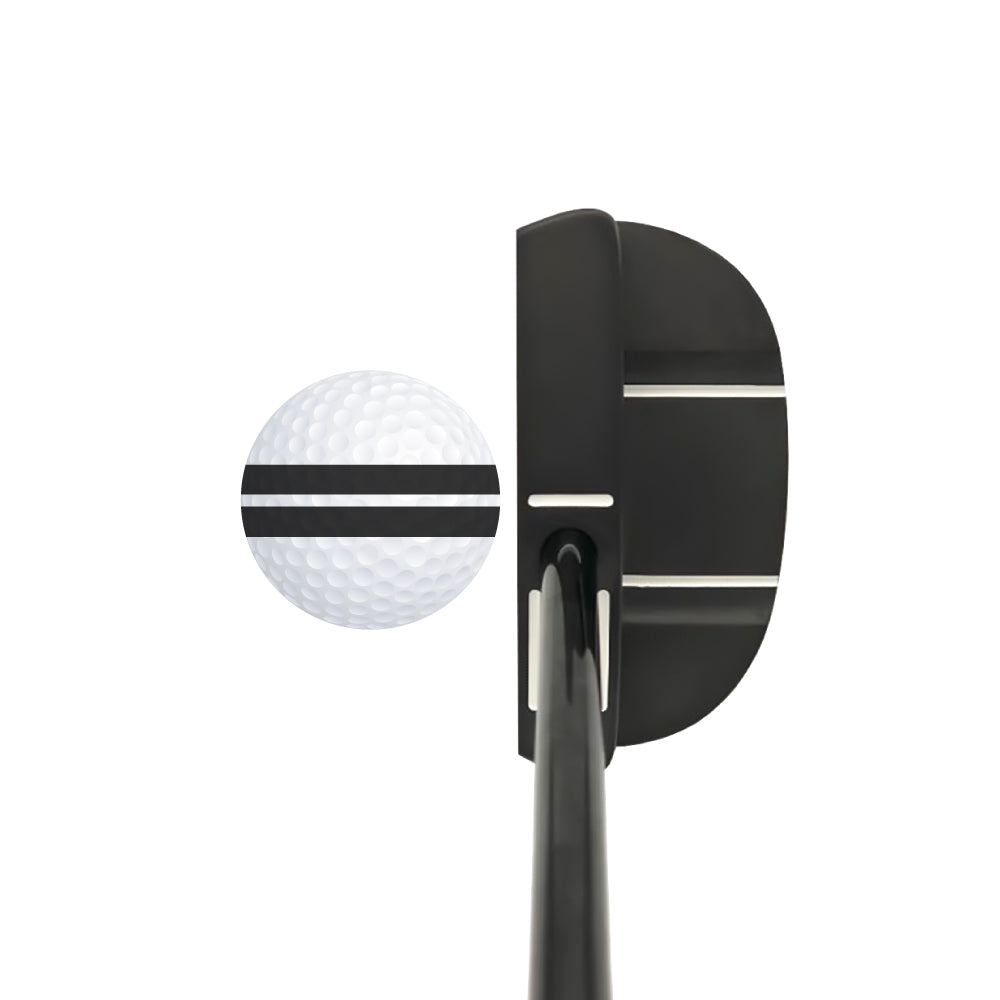 SeeMore PVD FGP Black Mallet Marked Golf Balls
