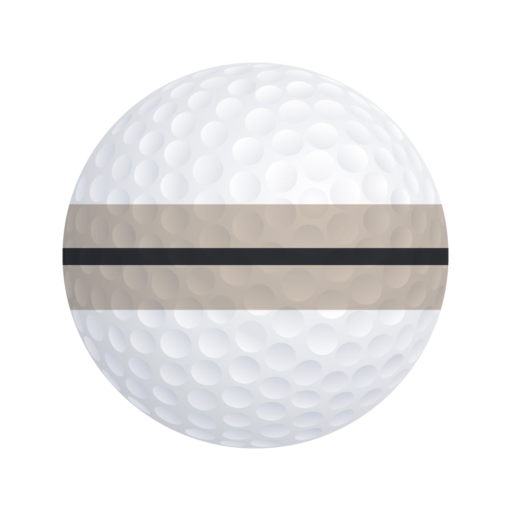 T Squared TS 1104 Mallet Bronze Marked Golf Balls