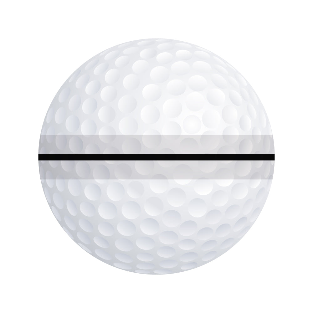 XXIO Silver Black Blade Marked Golf Balls