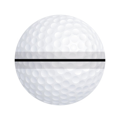 XXIO Silver Black Blade Marked Golf Balls