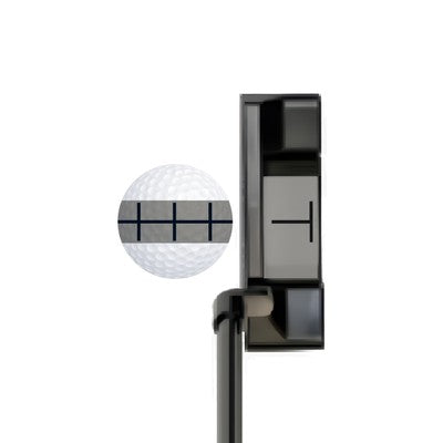 T Squared TS 713 Black Mid Mallet Marked Golf Balls