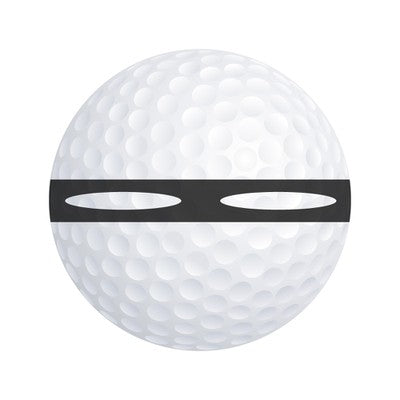 LAB Director Force White Long Diamond Sight Line Marked Golf Balls